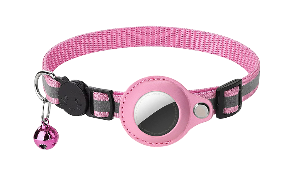Collar Reflectante Para Gatos Antitirones con Soporte Para AirTag Collar Reflectante Para Gatos Antitirones con Soporte Para AirTag