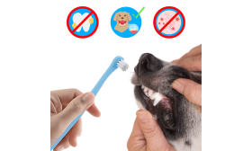Cepillo Dental Suave para Gatos con Cerdas de Nylon