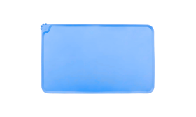 Alfombrilla de Silicona Impermeable para Comedero de Gato – Tapete con Bordes Elevados para Cuencos de Comida