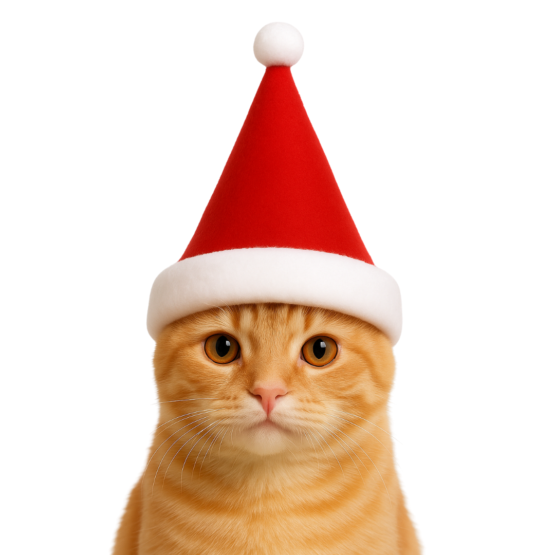 Gorro navideño de Papá Noel para Perros y Gatos Gorro navideño de Papá Noel para Perros y Gatos