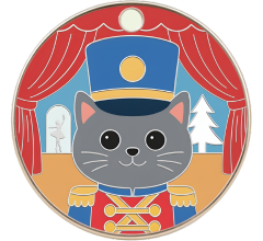 Placa para Gato "Meowcracker" Grabada