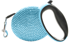 Lujosa Correa Retráctil con Brillantitos para Gato